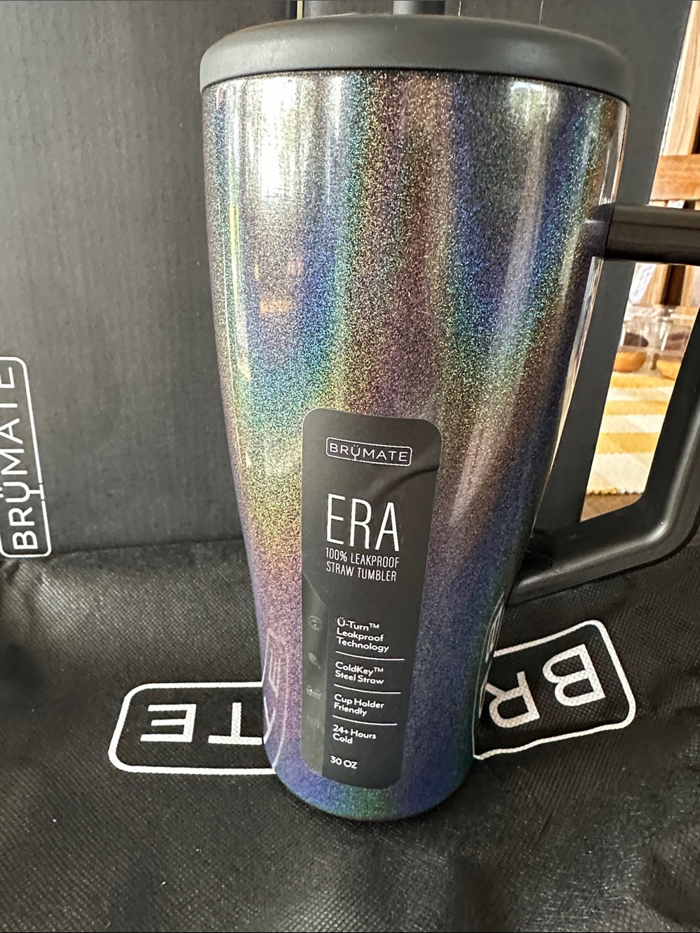 ERA Leakproof Straw Tumbler - Iridescent Rainbow